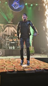 Aaron Michaels performing at Brantstock music festival 2025