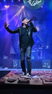 Aaron Michaels performing at Brantstock music festival 2025