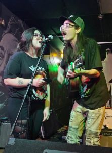 Jessica and Landon Kole Bradley performing at Brantstock music festival 2025